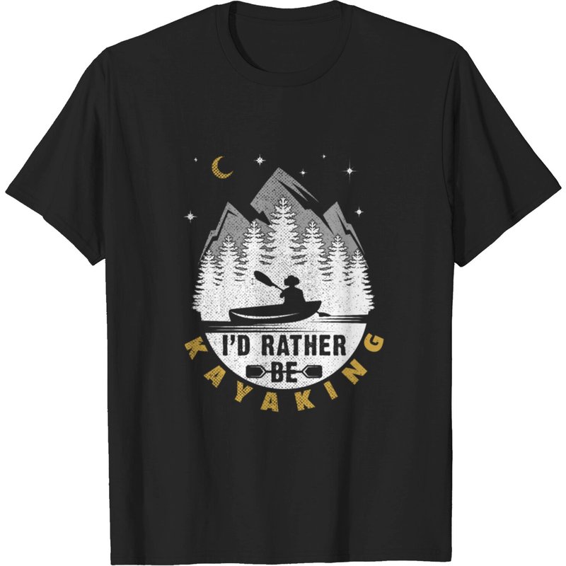 I'd Rather Be Kayaking Men's T-Shirt — Mens T Shirts
