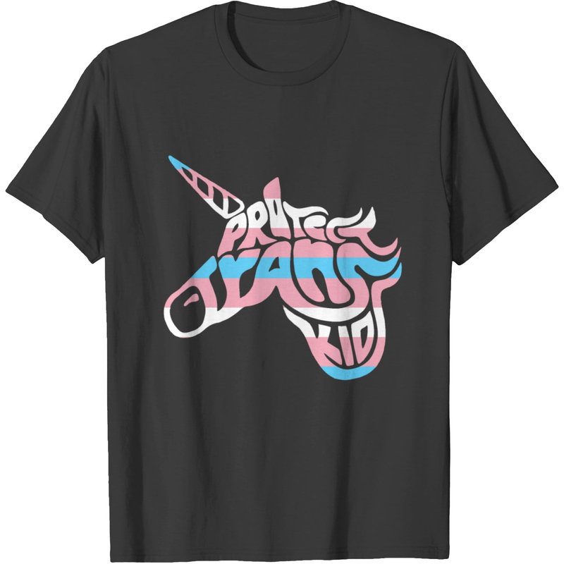 T-shirt Protect Trans Kids pour hommes en noir — T-shirts pour hommes