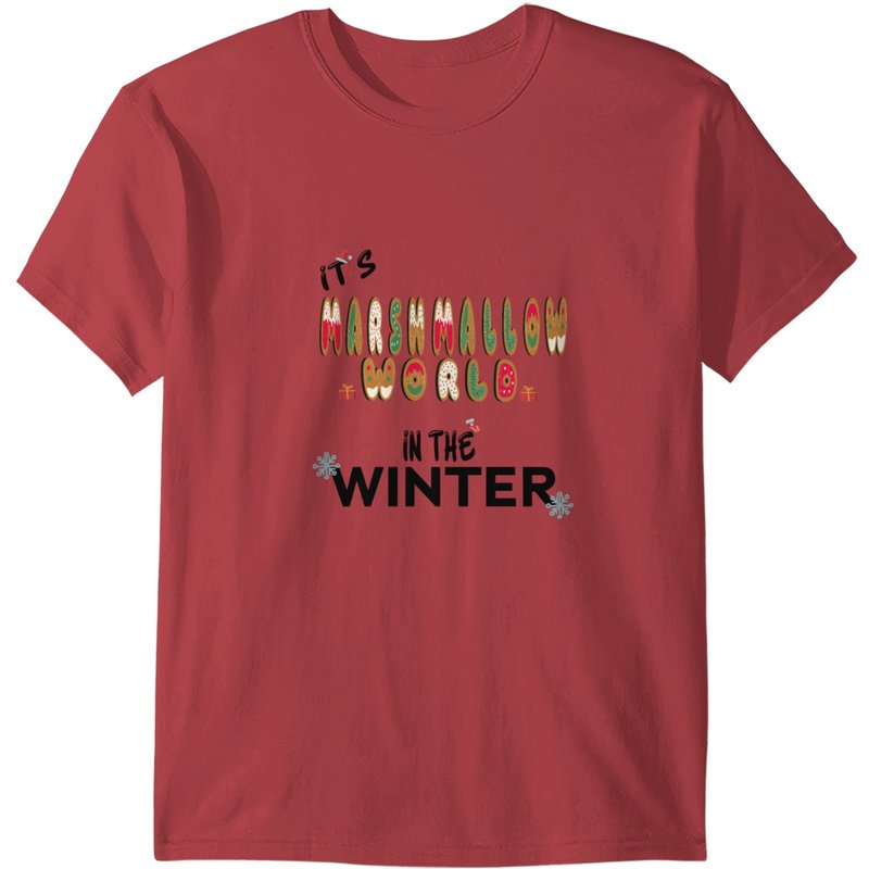 It's A Marshmallow World In The Winter T-Shirt for Men — Mens T Shirts