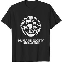 Humane Society International Men's T-Shirt in Black