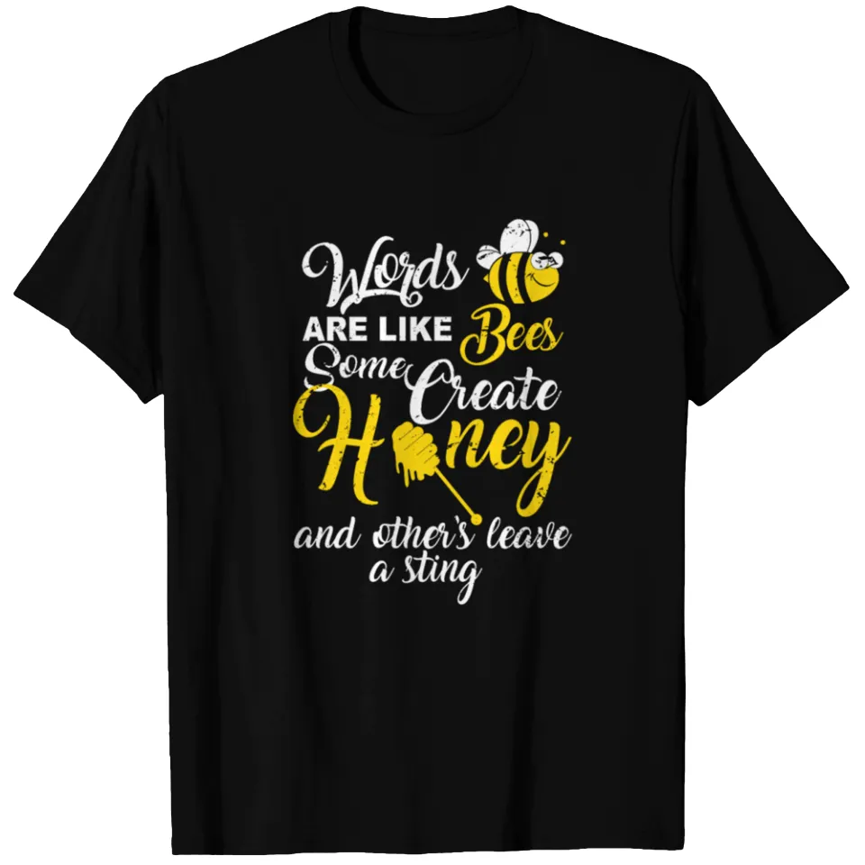 T-shirt pour hommes Bee Beekeeper en noir — T-shirts pour hommes