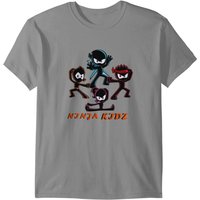 Ninja Kids T-Shirt for Men in Ash