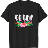 Ohana Means Family Hawaiian Flowers T-shirt for Men