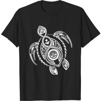 Hawaii Turtle Tribal Art T-shirt for Men
