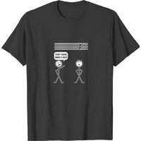 Stop! Vous êtes en repos T-shirt amusant avec note musicale pour hommes — T-shirts pour hommes