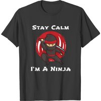 Restez calme, je suis un ninja - T-shirt pour hommes — T-shirts pour hommes