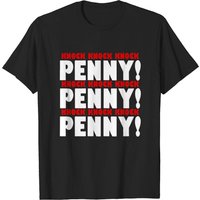T-shirt BBT Knock Knock Penny pour hommes en noir
