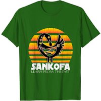 Sankofa - Apprenez du Passé T-shirt Africain pour Hommes