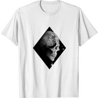T-shirt Moon Skull Pleine Lune Étoiles pour Hommes