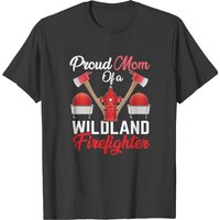 Fière Maman d'un Pompier de Forêt T-shirt pour Hommes
