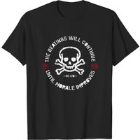 Le T-shirt « Les coups continueront jusqu'à ce que le moral s'améliore » pour hommes