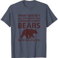 T-shirt Bears Will Kill You pour hommes — T-shirts pour hommes