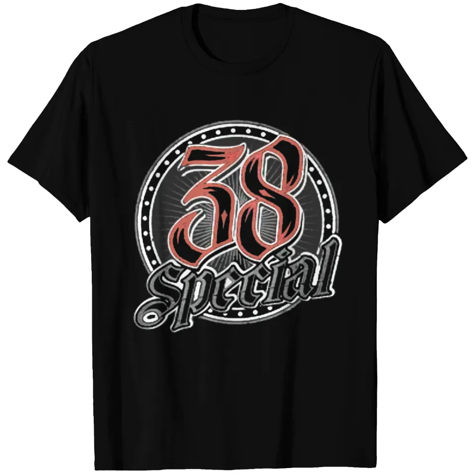 T-shirt 38 Special pour hommes en noir