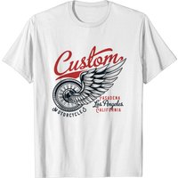 Motorcycle Wheel of Wing T-shirt for Men — Mens T Shirts