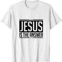 T-shirt pour hommes Jesus is the Answer GA1 — T-shirts pour hommes