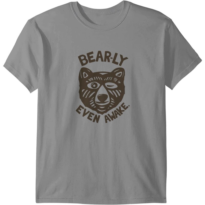 T-shirt pour hommes Hi Bear Nate en noir — T-shirts pour hommes