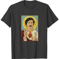 T-shirt Jésus Pablo Escobar pour hommes en noir — T-shirts pour hommes