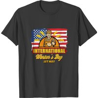 T-shirt pour hommes - Journée internationale des travailleurs — T-shirts pour hommes