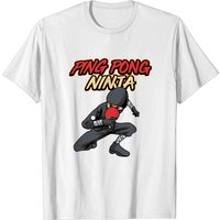 T-shirt design Joueur de Ping Pong Ninja pour hommes