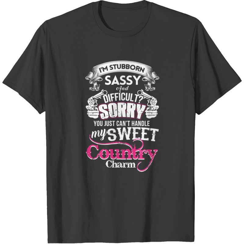 T-shirt Je suis Têtu Sassy et Difficile pour Hommes — T-shirts pour hommes