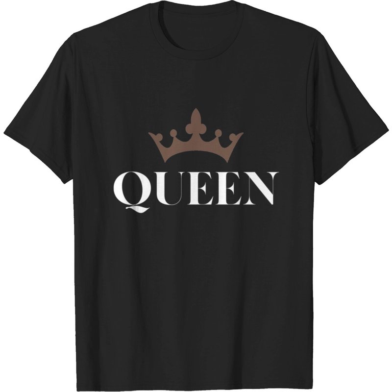 T-shirt Homme Queen Of My World en Noir — T-shirts pour hommes