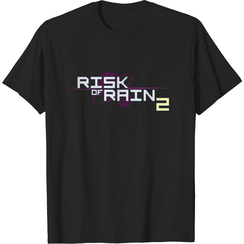 T-shirt pour hommes Risk Of Rain 2 en noir — T-shirts pour hommes
