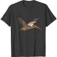 T-shirt Brown Pelican en Vol pour Hommes
