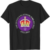 T-Shirt Hommes Jubilé de Platine de la Reine Elizabeth II 2022 — T-shirts pour hommes