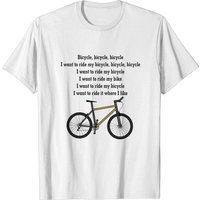 T-shirt I Want To Ride My Bicycle pour hommes — T-shirts pour hommes