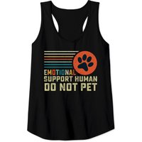 Haut sans manches Humain de soutien émotionnel Ne pas caresser — T-shirts pour hommes