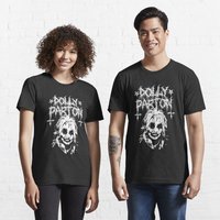 T-shirt classique Metal Dolly Parton pour hommes - Noir