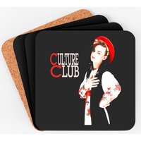 Culture Club Boy George Coasters with Cork Bottom — Coasters & Placemats