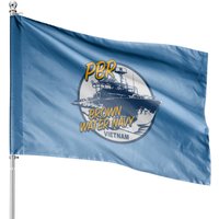 PBR - Marine de Guerre Brown Water Vietnam - Drapeau de Maison — Drapeaux décoratifs