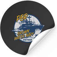 PBR - Brown Water Navy Vietnam Patrol Boat River Stickers — Stickers & Decals