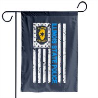Drapeau de jardin de la police de l'État de l'Illinois — Drapeaux décoratifs