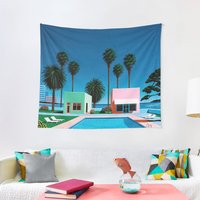 Hiroshi Nagai Vaporwave Tapestry — Tapestries
