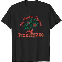 T-shirt Pizza Rizzo Pizzerizz0 pour hommes en noir — T-shirts pour hommes
