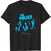 T-shirt pour hommes The Police en noir
