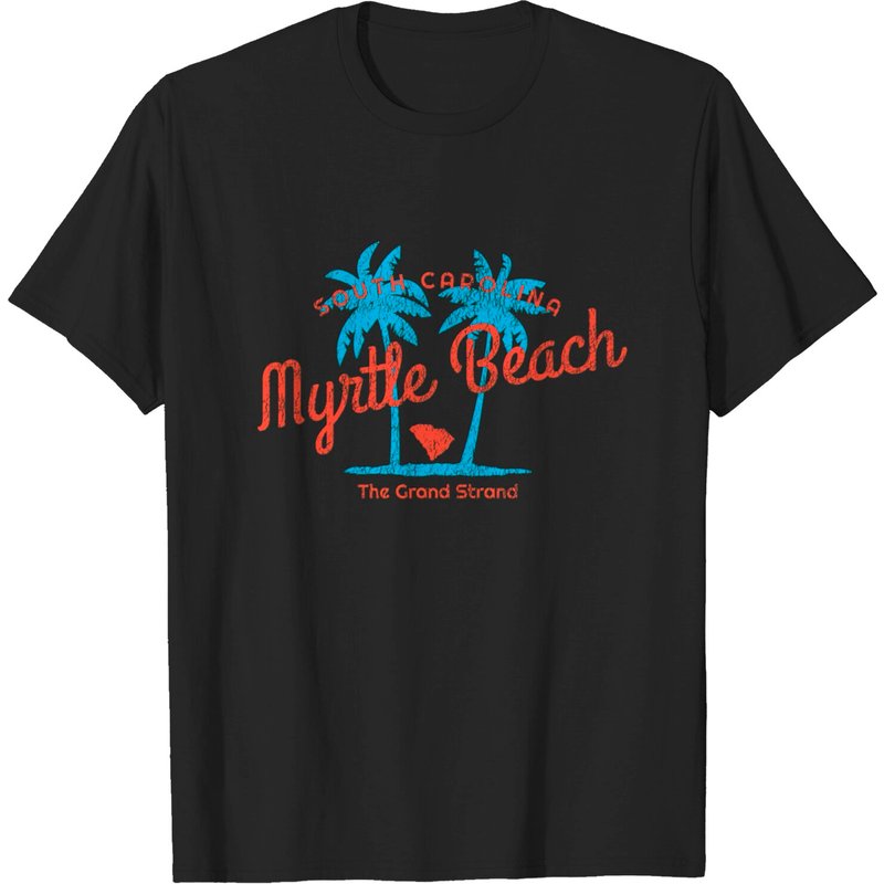 T-shirt Myrtle Beach The Grand Strand pour hommes — T-shirts pour hommes