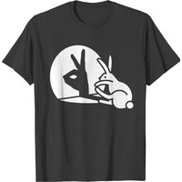 T-shirt Homme Marionnette d'Ombre Lapin Drôle