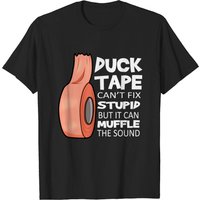 T-shirt pour hommes Duck Tape Can't Fix Stupid — T-shirts pour hommes
