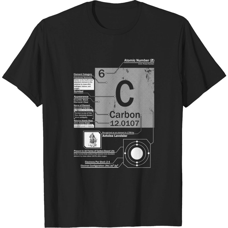 T-Shirt Carbon C 6 Element pour Hommes - Noir — T-shirts pour hommes
