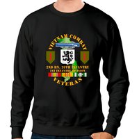 Sweatshirt Vietnam Combat Infantry Veteran - Unisexe Noir — Sweats à capuche pour hommes
