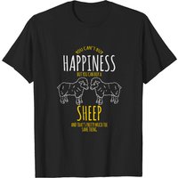T-shirt You Can't Buy Happiness, You Can Buy Sheep pour hommes
