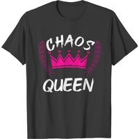 T-shirt Chaos Queen pour hommes en noir — T-shirts pour hommes