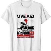 T-Shirt Remasterisé du Concert Live Aid de Wembley 1985 pour Hommes — T-shirts pour hommes