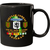 Vietnam Combat Infantry Veteran Mug with 2nd Bn 28th Inf SSI — Mugs & Tumblers