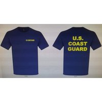 T-shirt Old School US Coast Guard pour hommes