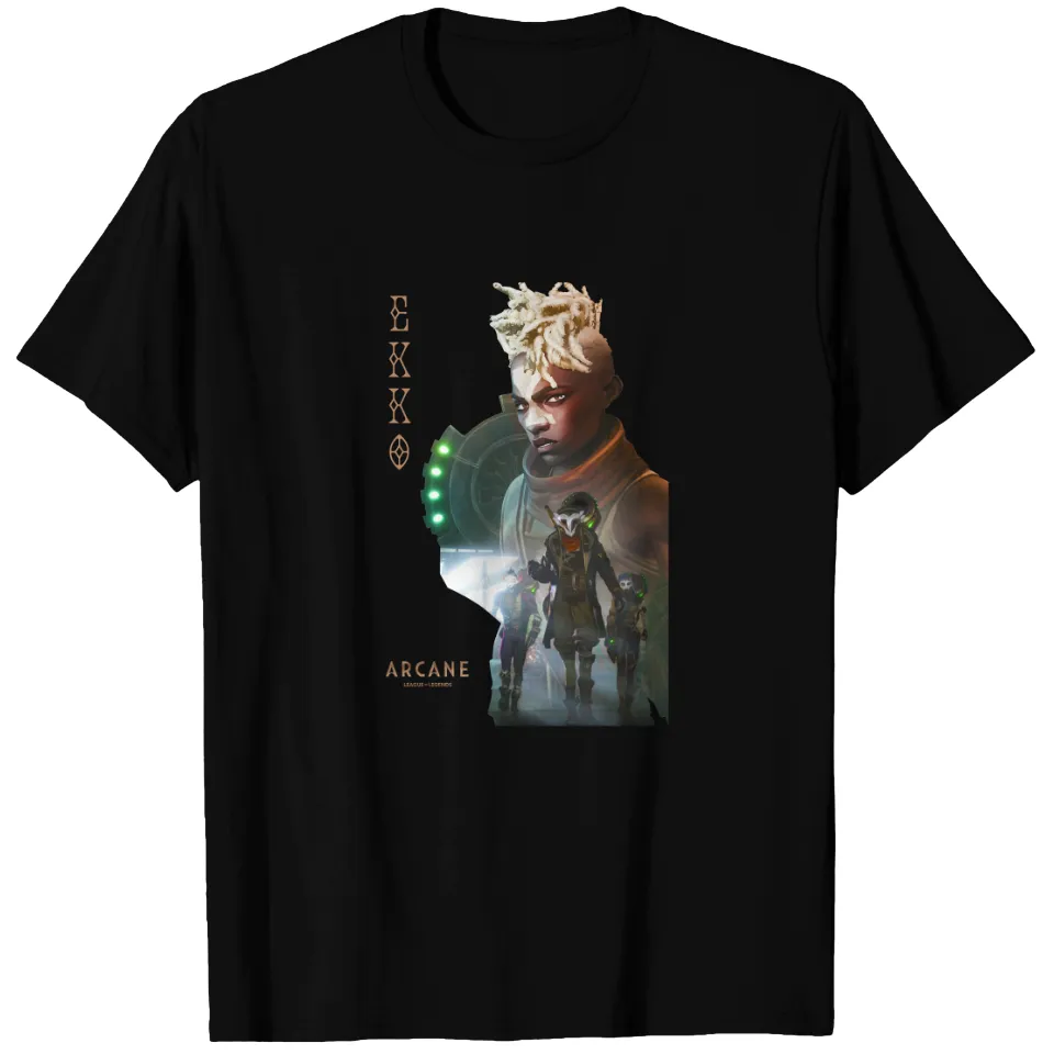 Arcane Ekko League Of Legends Classic T-shirt — Mens T Shirts