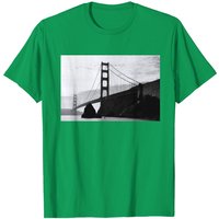 Golden Gate Bridge T-shirt for Men in Irish Green — Mens T Shirts